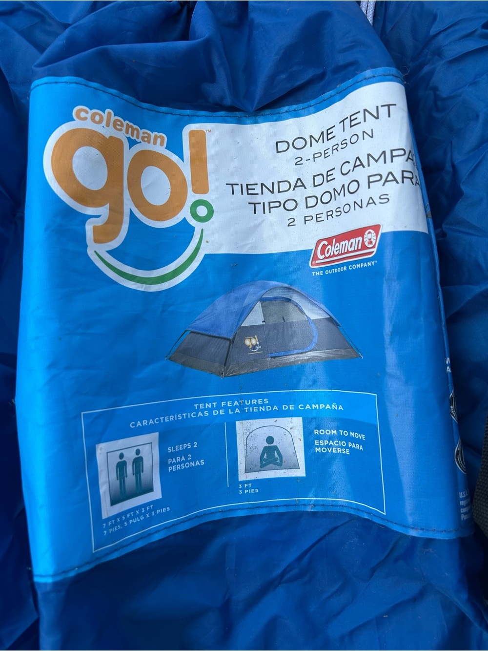 Coleman Go! 2-Person Dome Tent